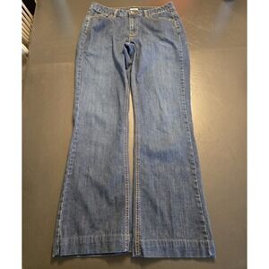 Liz & Co. Women's Blue Denim Stretch Bootcut Jeans Size 10